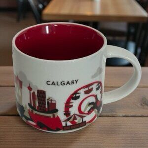 STARBUCKS 2012 Calgary, Canada Coffee 14oz Mug Cup You Are Here Series NEW